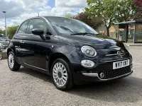 Used Fiat 500 Lounge 69 HP (50 kW) 2017 Crossover black Hatchback