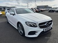Used Mercedes E220 AMG line 2018 White Coupe