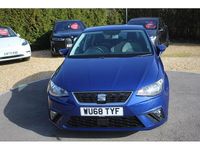 Used Seat Ibiza SE Technology 95 HP (69 kW) 2018 Mystery blue metallic Hatchback