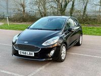 Used Ford Fiesta Zetec 2018 Black Hatchback