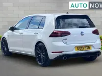 Used VW Golf VII GTI 241 HP (177 kW) 2019 White Hatchback