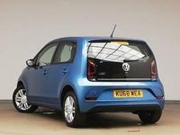 Used VW up! high up! 75 HP (55 kW) 2018 Blue Hatchback