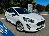 Used Ford Fiesta Titanium 100 HP (73 kW) 2018 White Hatchback