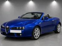 Used Alfa Romeo Spider 185 HP (136 kW) 2007 Blue Cabriolet