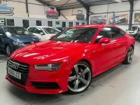 Used Audi A7 Black Edition 2016 Red Hatchback