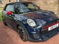 Used Mini John Cooper Works Cabriolet 231 HP (169 kW) 2018 Blue Cabriolet