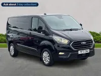 Used Ford Transit Custom Limited 130 HP (95 kW) 2022 Black Van