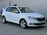 Used Skoda Fabia SE L 75 HP (55 kW) 2018 White Hatchback