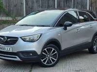 Used Vauxhall Crossland X Elite 99 HP (72 kW) 2018 Silver SUV