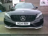 Used Mercedes C220 AMG line 170 HP (125 kW) 2014 Black Sedan