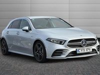 Used Mercedes A35 AMG Premium 306 HP (225 kW) 2019 Iridium silver Hatchback