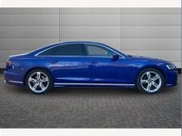 Used Audi A8L S-Line 286 HP (210 kW) 2022 Blue Sedan