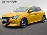 Used Peugeot 208 Allure 75 HP (55 kW) 2021 Yellow Hatchback