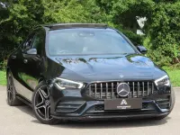 Used Mercedes CLA180 AMG Line Premium Plus 136 HP (100 kW) 2019 Black Coupe