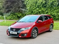 Begagnad Honda Civic SR 2016 Röd Kombi
