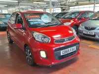 Used Kia Picanto 85 HP (62 kW) 2015 Red Hatchback