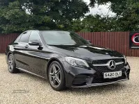 Used Mercedes C200 AMG line 2020 Black Sedan