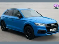 Used Audi Q5 Black Edition 190 HP (139 kW) 2019 Blue SUV
