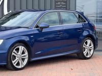 Used Audi A3 Sportback S-Line 2014 Blue Hatchback