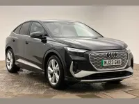 Used Audi Q4 e-tron S-Line 150 kW (204 HP) 2023 Black SUV