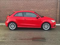 Begagnad Audi A1 S-Line 2017 Röd Halvkombi
