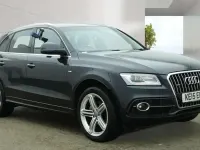 Used Audi Q5 S-line plus 230 HP (169 kW) 2015 Blue SUV