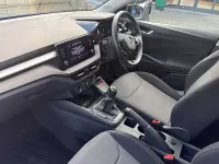 Used Skoda Fabia Colour Edition 59 HP (43 kW) 2023 Race blue metallic black body / magic pearl effect roof Hatchback
