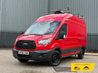 Used Ford Transit 130 HP (95 kW) 2018 Blue Van