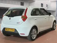 Used MG MG3 106 HP (77 kW) 2017 White Hatchback