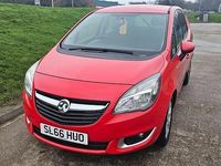 Used Vauxhall Meriva 2016 Red MPV