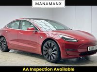 Used Tesla Model 3 Performance 461 kW (627 HP) 2019 Red Sedan