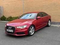 Used Audi A6 S-Line 190 HP (139 kW) 2014 Red Sedan