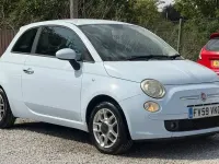 Used Fiat 500 Sport 100 HP (73 kW) 2010 Blue Hatchback
