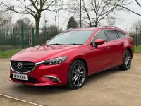 Usado Mazda 6 Inclusive 150 HP (110 kW) 2016 Vermelho Carrinha