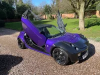 Used Smart Roadster 80 HP (58 kW) 2004 Silver Cabriolet