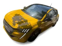 Used Peugeot e-208 GT 100 kW (136 HP) 2021 Yellow Hatchback