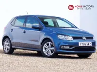 Used VW Polo Match 90 HP (66 kW) 2016 Blue Hatchback