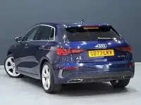 Used Audi A3 S-Line 150 HP (110 kW) 2024 Blue Hatchback