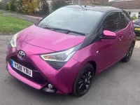 Used Toyota Aygo X-cite 72 HP (52 kW) 2018 Mauve/purple Hatchback