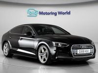 Used Audi A5 Sportback S-Line 252 HP (185 kW) 2018 Black Hatchback
