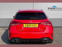 Used Mercedes A35 AMG Premium 306 HP (225 kW) 2019 Jupiter red gloss Hatchback