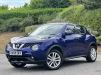 Used Nissan Juke Acenta Premium 117 HP (86 kW) 2015 Blue SUV