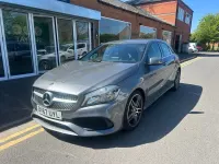 Used Mercedes A180 AMG line 122 HP (89 kW) 2017 Grey Hatchback