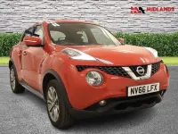 Used Nissan Juke S 110 HP (80 kW) 2016 Red SUV