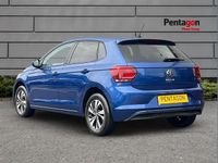 Used VW Polo Match 94 HP (69 kW) 2021 Blue Hatchback