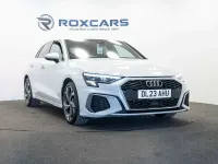 Used Audi A3 S-Line 110 HP (80 kW) 2023 White Sedan