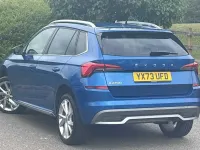 Used Skoda Kamiq SE L Executive 147 HP (108 kW) 2023 Race blue metallic SUV