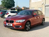 Used BMW 120 Sport Line 190 HP (139 kW) 2018 Orange Hatchback