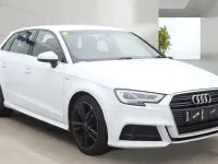 Used Audi A3 Sportback S-Line 150 HP (110 kW) 2018 White Hatchback