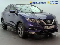 Used Nissan Qashqai N-Connecta 115 HP (84 kW) 2017 Blue SUV